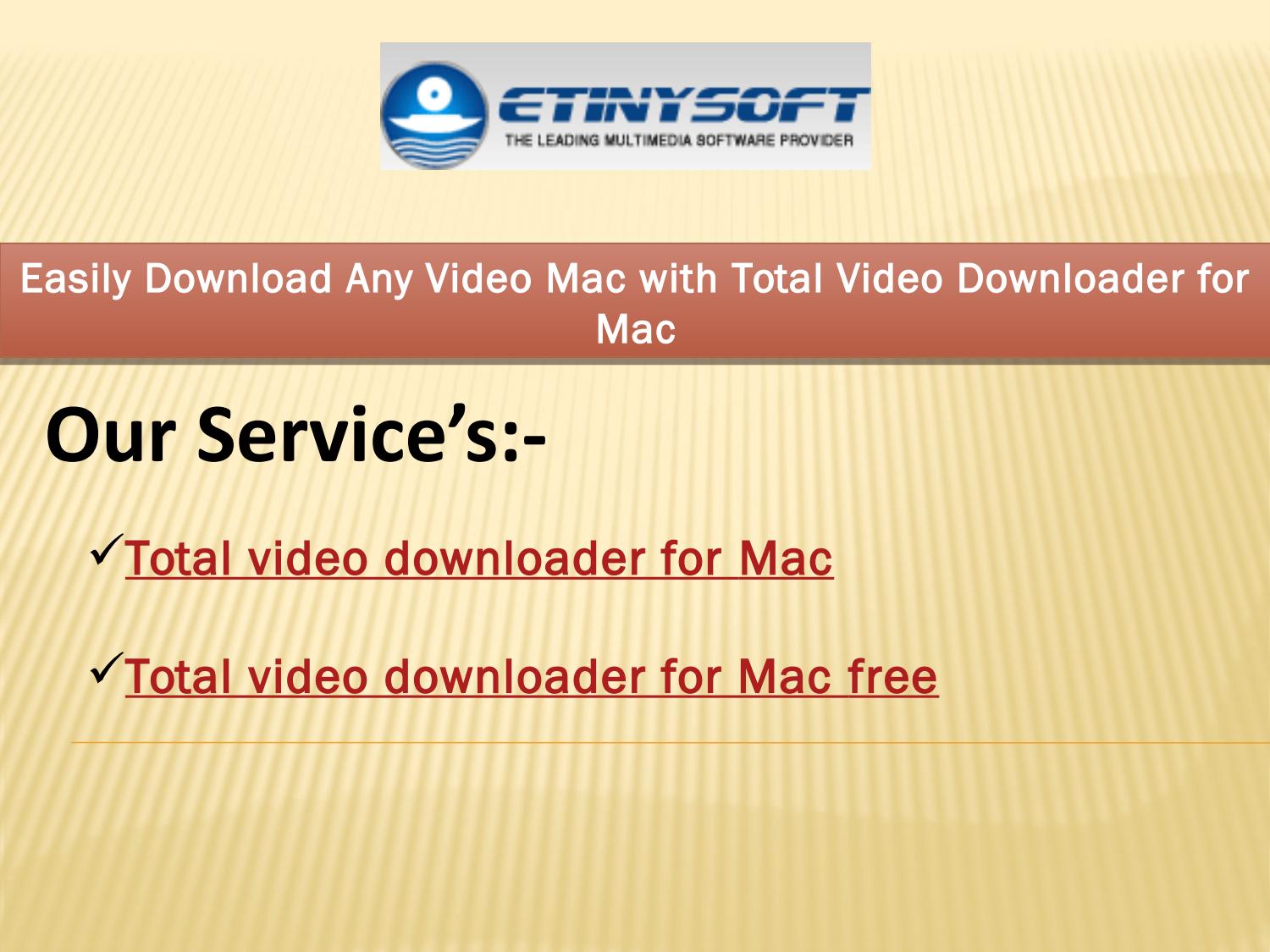 Any Video Downloader Pro 8.6.7 for mac download free